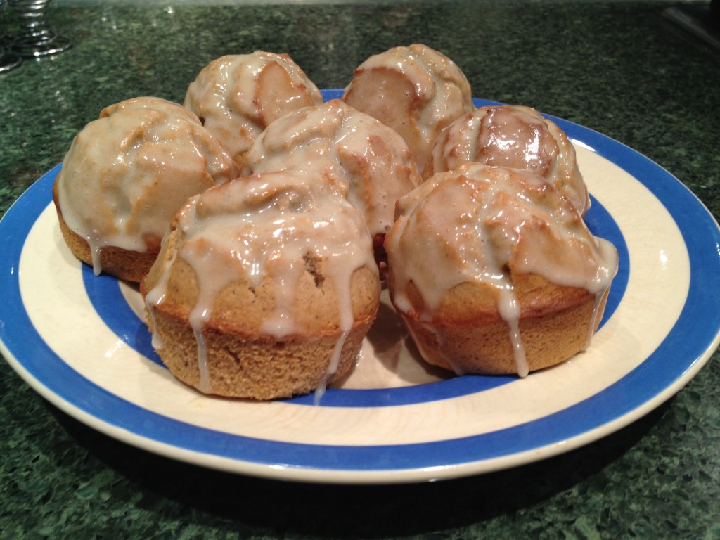 Glazed muffins